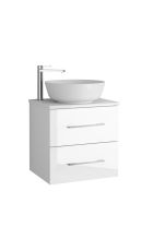 Acuario Wall Hung 2 Drawer Vanity with Countertop