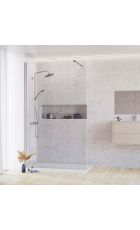 Rosery Nova Series A Wetroom Panel with Stabilising Bar