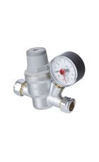 Altecnic 1" Pressure Reducing Valve with Pressure Gauge