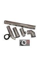 Firebird 1075mm High Level Horizontal Flue Kit (150mm Diameter)
