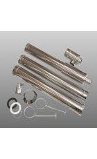 Firebird 3m High Level Vertical Flue Kit (150mm Diameter)