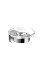 Audrey Glass Soap Tray (Chrome)