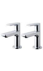 Cabra Pair of Basin Taps (Chrome)