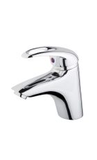 Lusk Eco Basin Mixer with Push Button Waste (0.3 bar, WRAS approved)