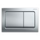 Geberit Alpha01 Square Dual Flush Plate