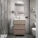 Salgar Arenys 610mm Floor Standing 3 Drawer Vanity with Basin (Eternity)
