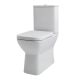 Lincoln Rimless Comfort Height Close Coupled Toilet & Cistern with Soft Close Seat