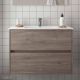 Salgar Noja 2 Drawer 910mm Vanity Unit (Eternity) and 1 Taphole Basin
