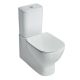 Ideal Standard Tesi Back to Wall Close Coupled Toilet Pan with Soft Close Seat