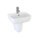 Anna Thin Lipped 550mm 1 Taphole Square Basin with Semi-Pedestal