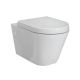 Harper Rimless Wall Hung Toilet Pan & Soft Close Seat