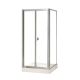 Rosery 6mm 760/800mm Bifold Shower Door & 900mm Side Panel with Easy Clean Glass