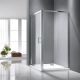 Rosery 6mm 760/800mm Pivot Shower Door and 900mm Side Panel