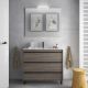 Attila 1000mm Floorstanding 3 Drawer Vanity & 1 Taphole Basin (Eternity)