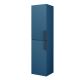 Dublin/Galway 1400mm 2 Door Tall Storage Unit with Black Handles (Midnight Blue)