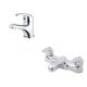 Santry Basin Mixer and Bath Filler Pack