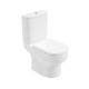 Palma Open Back Close Coupled Rimless Toilet with Seat and Cistern