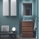 Salgar Noja 1000mm 3 Drawer Floor Standing Vanity and Basin (Maya Walnut)