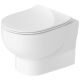 Duravit Durasolenu Rimless Wall Hung Toilet Pan with Seat (No Cistern)