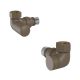 Tissino Hugo2 (Arabica) Double Angled Radiator Valve (Pair)