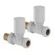 Tissino Hugo2 (Mont Blanc) Straight Radiator Valve (Pair)