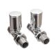 Tissino Hugo2 (Chrome) Straight Radiator Valve (Pair)