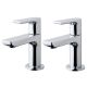 Cabra Pair of Basin Taps (Chrome)