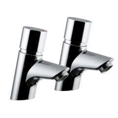 Ideal Standard Avon Non Concussive 1/2" Pillar Taps Pair Chrome Plated
