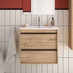 Attila Wall Hung 2 Drawer Vanity with Basin