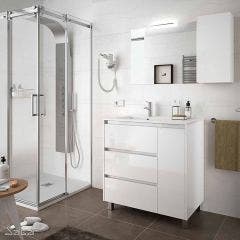 Arenys Floor Standing 3 Drawer 1 Door Vanity with Basin