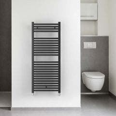 Veneto Straight Towel Warmer (Black)