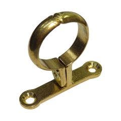 Brass Screw to Wall Brackets