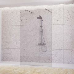 Rosery Nova Series H Double Entry Wetroom Shower Wall