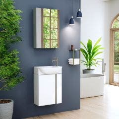 Versa Wall Hung Vanity Unit with 1 Taphole Basin