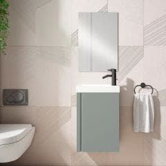 Lagos 400mm Wall Hung Cloakroom Vanity with Basin