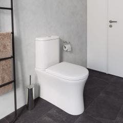 Duravit Durameruna Rimless Back to Wall Toilet Pan with Seat and Cistern