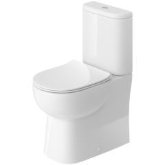 Duravit Durasolenu Rimless Close Coupled Back to Wall Toilet with Seat and Cistern