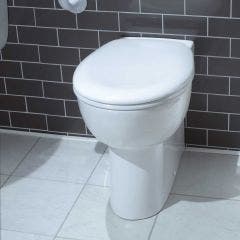 Atlas Smooth Back To Wall Toilet Pan and Seat