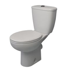 Atlas Smooth Close Coupled Toilet with Seat