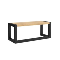 Salgar Vinci 400mm Towel Rail Shelf (African Oak)
