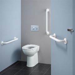 Ideal Standard Contour 21+ Raised Height Back to Wall Rimless Toilet with Horizontal Outlet