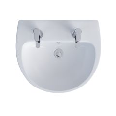 Atlas Pro Thin Lipped was Basin 45cm (2 Tapholes)