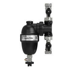 Fernox Sigma Filter 22mm Slip Socket With Isolation Valves