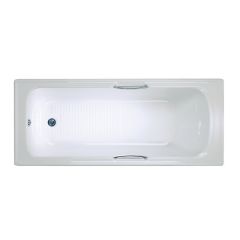 Granada Single Ended Standard Bath 1700x700mm with Twin Grips (2 Tapholes)