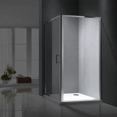 Rosery 800mm Shower Side Panel with Easy Clean Glass
