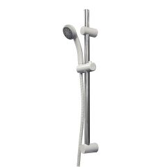 Croydex Five Function Shower Set (White/ Chrome Plated)