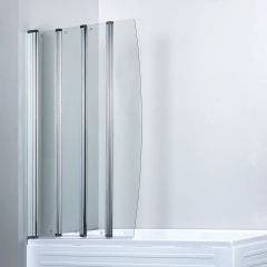 Rosery Four Fold Sail 865x1400mm Bathscreen