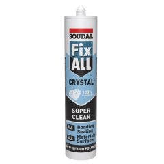 Soudal Fix All Crystal Sealant Adhesive 290ml (Clear)