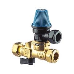 Caleffi 15mm Safety Group Valve - Monobloc Manifold 6 bar