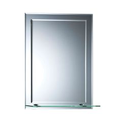 Alaska 700x500mm Mirror with Glass Shelf